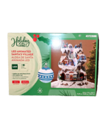 Holiday Living Santa&#39;s Christmas Village Animated LED Musical Moving Tra... - €127,26 EUR