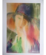 Tamara Dolidze! &quot;Woman with a Hat&quot; 1/250 Limited Editon Giclee n Canvas,... - £385.35 GBP