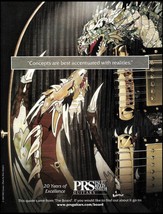 2005 PRS 20th Anniversary Dragon Double-neck guitar advertisement ad print - £3.34 GBP