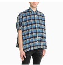 R13 Oversized Boxy Shirt Mens Blue. Size Medium - $287.35