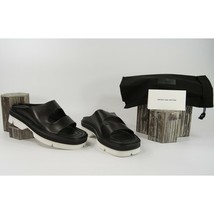 Dries Van Norten Black Calf Leather Cut Out Lug Sole Sandals Size 39.5 9.5 NIB - £281.85 GBP