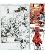 Signed Red Lanterns #3 Art Page Ed Benes Bluelines Over Original Rob Hun... - $791.99