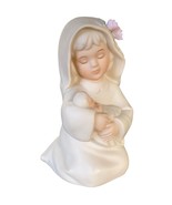 Homco Mary and Baby Jesus Figurine Signed Mizuno Vintage 1992 Made In Me... - $239.89 MXN