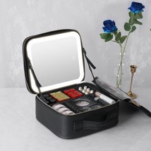 2022 New Smart LED Makeup bag With Mirror Large Capacity Professional Waterproof - £115.78 GBP