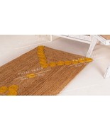 Natural Jute Runner Rug - Bohemian Jute Rug, Jute Runner Rug, Natural Fi... - $144.68 CAD