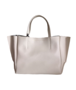 AMPERSAND AS APOSTROPHE Sideways White Tote - $118.00