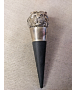 Lion Head Metal &amp; Rubber Bottle Stopper - €17,70 EUR