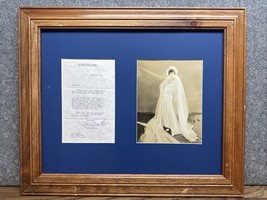 Joan Crawford Autographed Letter 8x10 Type 1 Photo Framed &amp;Matted 7-24-1957 - $321.75