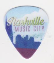 MUSIC CITY NASHVILLE Tennessee GUITAR PICK SKYLINE Country Music Opry USA - £5.50 GBP