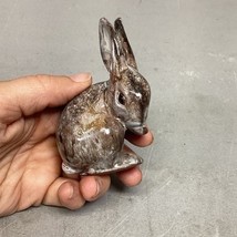 Porcelain Multicolored Rabbit Figurine - 3”H - $9.89