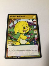 Neopets Trading Card for Game &quot;Yellow Kacheek&quot; Promo 2004  - $2.87