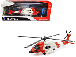 Sikorsky HH-60J Jayhawk Helicopter Red and White &quot;United States Coast Guard&quot; &quot;Sk - £36.90 GBP