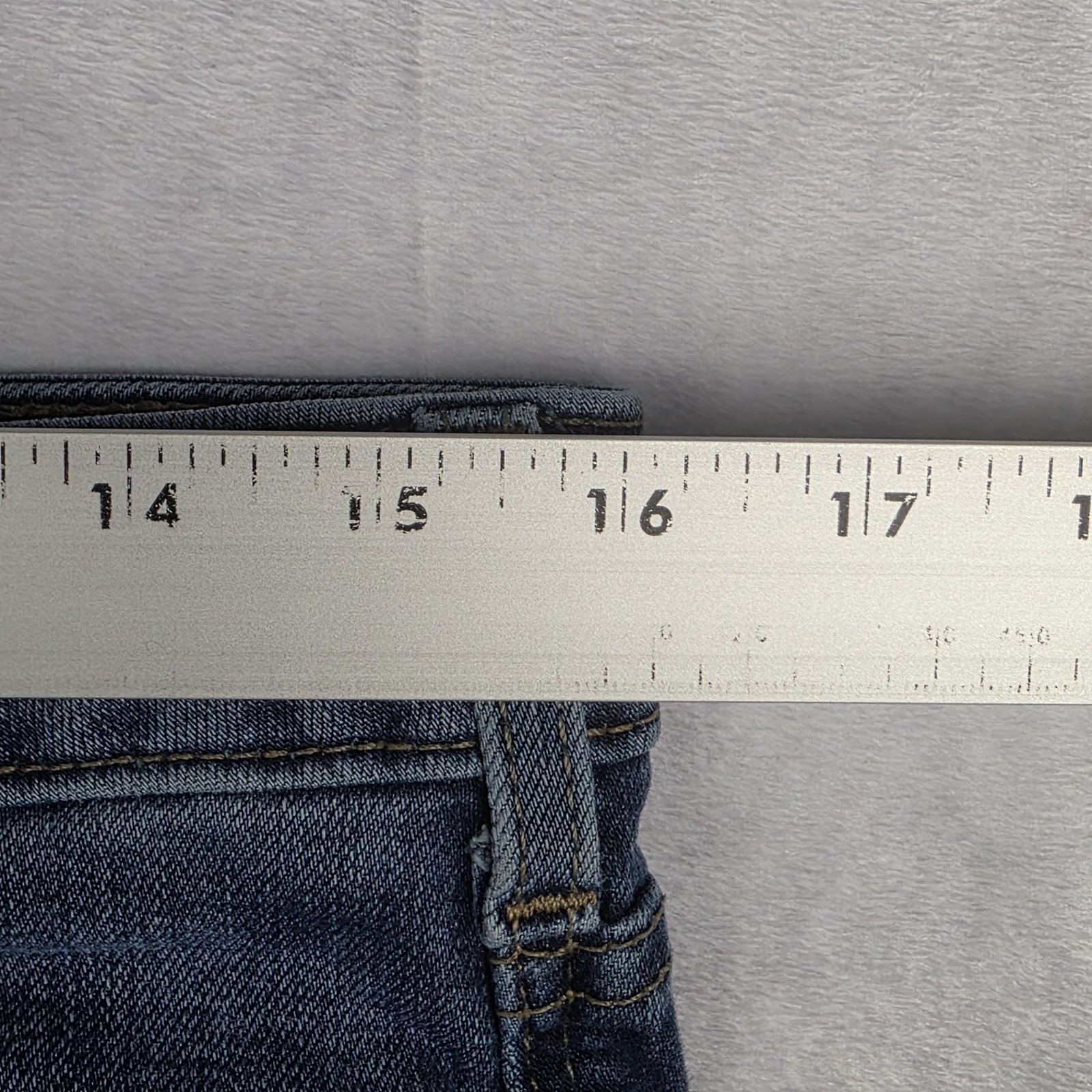 Ariat Jeans Womens Size 32S High Rise Flare Italian Denim Raw Hem Blue Pants Item image 9
