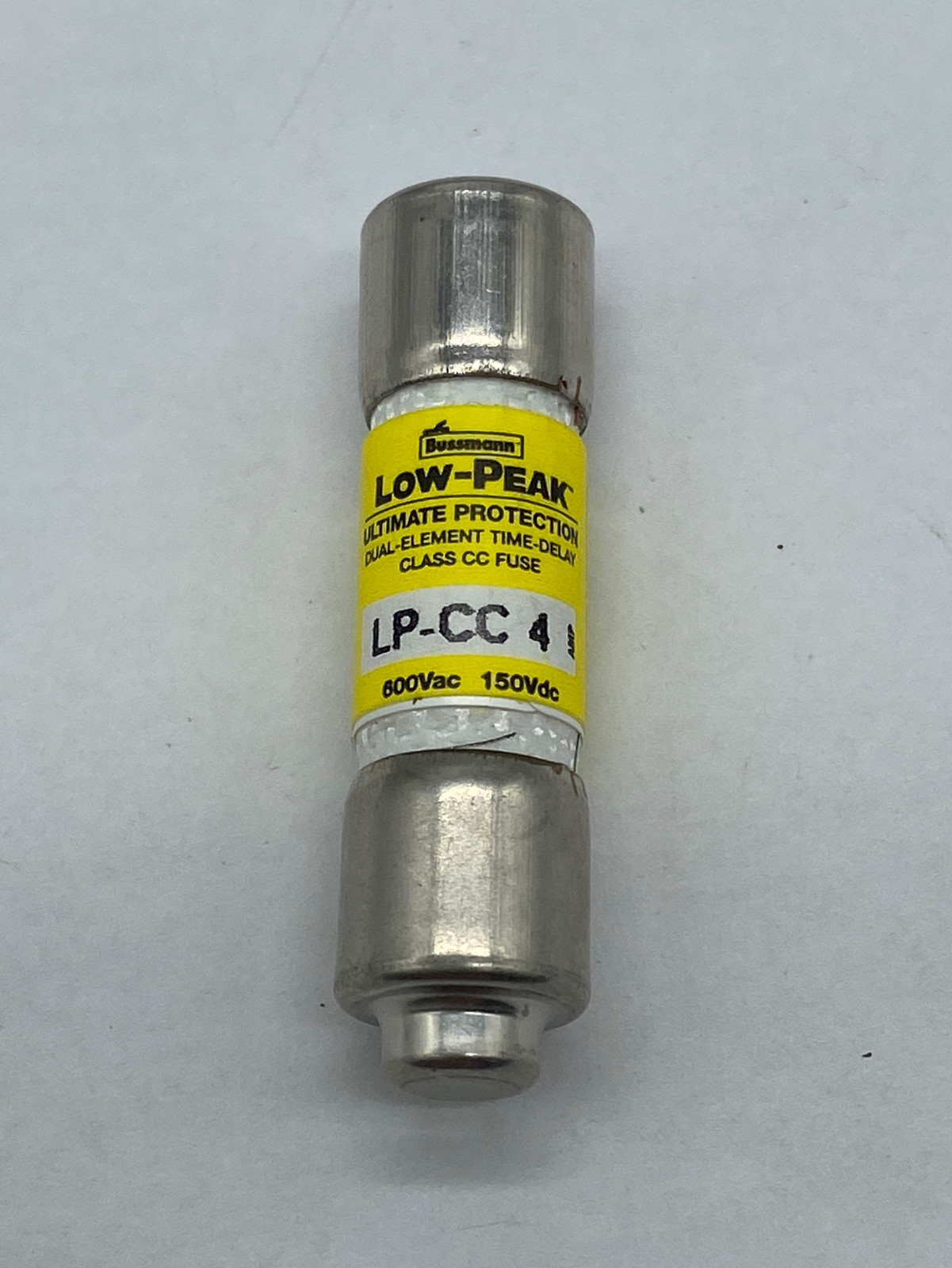 Primary image for NEW Bussmann LP-CC 4 Low-Peak Time Delay Fuse 600VAC 150VDC 4Amp Class CC 