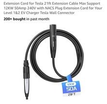 Extension Cord for Tesla 21ft Extension Cable Max Support 12KW 50Amp 240... - $168.18