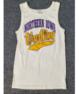 Vtg 80s Champion Northern Iowa Wrestling Tank-Top Sz S USA College Stree... - £19.67 GBP