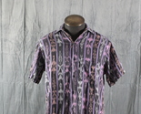 Vintage Men&#39;s Button Down Shirt - Guatemala Tribal Pattern Shirt - Men&#39;s... - £60.89 GBP