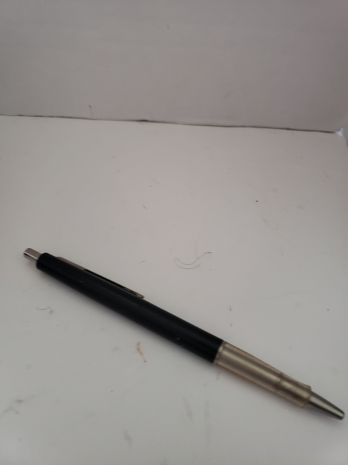 Vintage Dark Green Paper Mate Double Heart Contour Grip  Ballpoint Pen ^  - $15.00