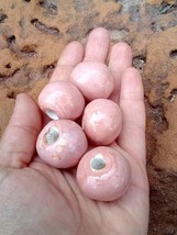 1 Pc Coral Pink Handmade Ceramic Beads Large Hole, Giant Clay Beads For Macrame - £4.74 GBP+