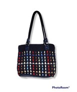 The Sak Lauren Crochet Hobo Bag Shoulder Purse Blue Multicolor Woven Coa... - £22.14 GBP