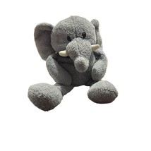 Animal Adventure Sweet Sprouts Gray Plush 17” Elephant Stuffed Animal 2016 - £14.21 GBP