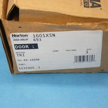 Norton 1601XSNX693 Aluminum Storefront Door Closer Black Tri 1-6 ADA Non-Hold - £86.49 GBP
