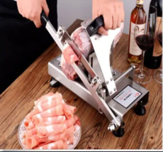 Fast Manual Control Meat Slicer SUS304 stainless steel  Frozen Meat Slic... - $108.78