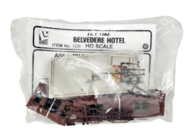 Life - Like HO Scale Belvedere Hotel Kit No. 1339 - £13.79 GBP