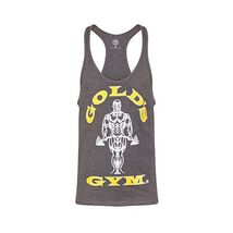 Gold's Gym Men's Muscle Joe Premium Stringer Vest - Grey Marl, Large  - $40.00