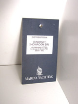 New Marina Yachting Itinerant Showroom Rectangular Label Men&#39;s T-Shirt X... - £4.94 GBP