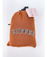 Hello Mello Lounge Sweater Best Day Ever Coffee Large Crew Neck Pullover - $14.46