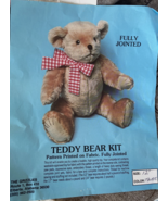 Grizzlies Teddy Bear Kit 12&#39; Taupe Fully Jointed Complete has been started - £7.96 GBP