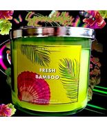 Bath &amp; Body Works Fresh Bamboo White Barn 3 Wick Candle US Seller - $39.54 CAD