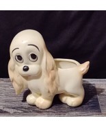 Sad puppy dog planter 5.5&quot; Cocker Spaniel figure - $21.29
