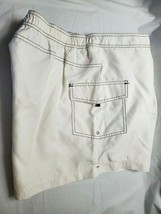 Vintage 80s Catalina Mens 3X Board Shorts White Swim Trunks - £22.38 GBP