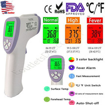 Digital Non-Contact IR Infrared Thermometer Gun Forehead Body OBJ Temperature US - £34.56 GBP