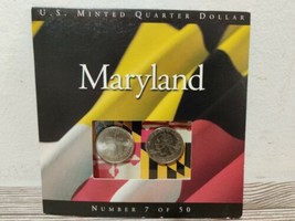 State Quarters Coins of America U.S. Minted Quarter Dollar #7 Maryland - £7.70 GBP