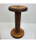 Antique England Primitive Vintage Wood Textile Mill Yarn Thread Spool 9.... - $5.90