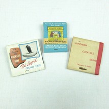 3 Vintage Matchbooks FULL Ted Lewis Washington DC The Brass Rails Detroit Gene&#39;s - £23.97 GBP