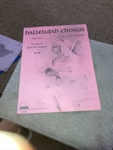 Vintage Sheet Music: Hallelujah Chorus, Handel, Arr. John W. Schaum for piano - £5.42 GBP