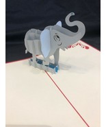 Elephant 3D Pop Up Card African Indian Dumbo University of Alabama Mothe... - £8.13 GBP