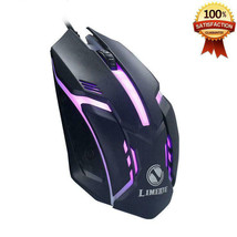 1600 DPI  USB Wired Gaming Mouse Mice For Laptop Desktop PC - £6.36 GBP