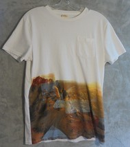 Hollister California Men S Tshirt Pocket Nature Scene Pocket Graphic Tee - £7.02 GBP