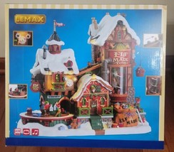 Lemax Christmas &quot;Elf Made Toy Factory&quot; Sights &amp; Sounds SKU 75190 2017 Br... - £233.62 GBP