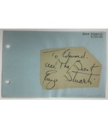 Enzo Stuarti (d. 2005) Signed Autographed 4x6 Signature Page - Opera Legend - $41.14 CAD