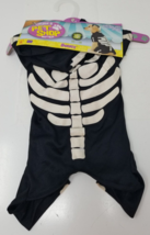 Skeleton Bones Dog Costume Cosplay Dressup Small 2014 - £7.38 GBP