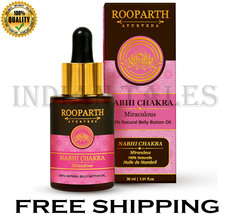 Rooparth Ayurveda Nabhi Chakra Miraculous Belly Button Oil - 100% Natural - 30ml - £19.81 GBP