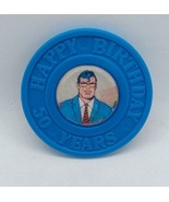 Vintage 1982 Superman DC Comics Happy Birthday 50 Years 1 Coin Blue Burg... - $54.29 CAD