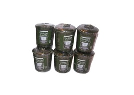 Yankee Candle Evergreen Mist Votive Candle - Lot of 6 - £15.06 GBP