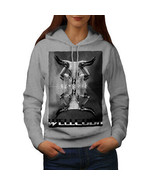 Wellcoda Cult Mask Womens Hoodie, Runes Casual Hooded Sweatshirt - £29.17 GBP